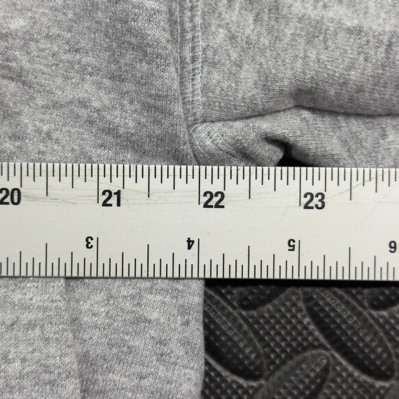 Fashion Bug Sweatshirt Mens XL Gray 3/4 Sleeve USA Flag LA Blues V-Neck Pullover - Picture 6 of 7